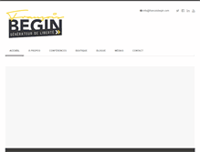 Tablet Screenshot of francoisbegin.com